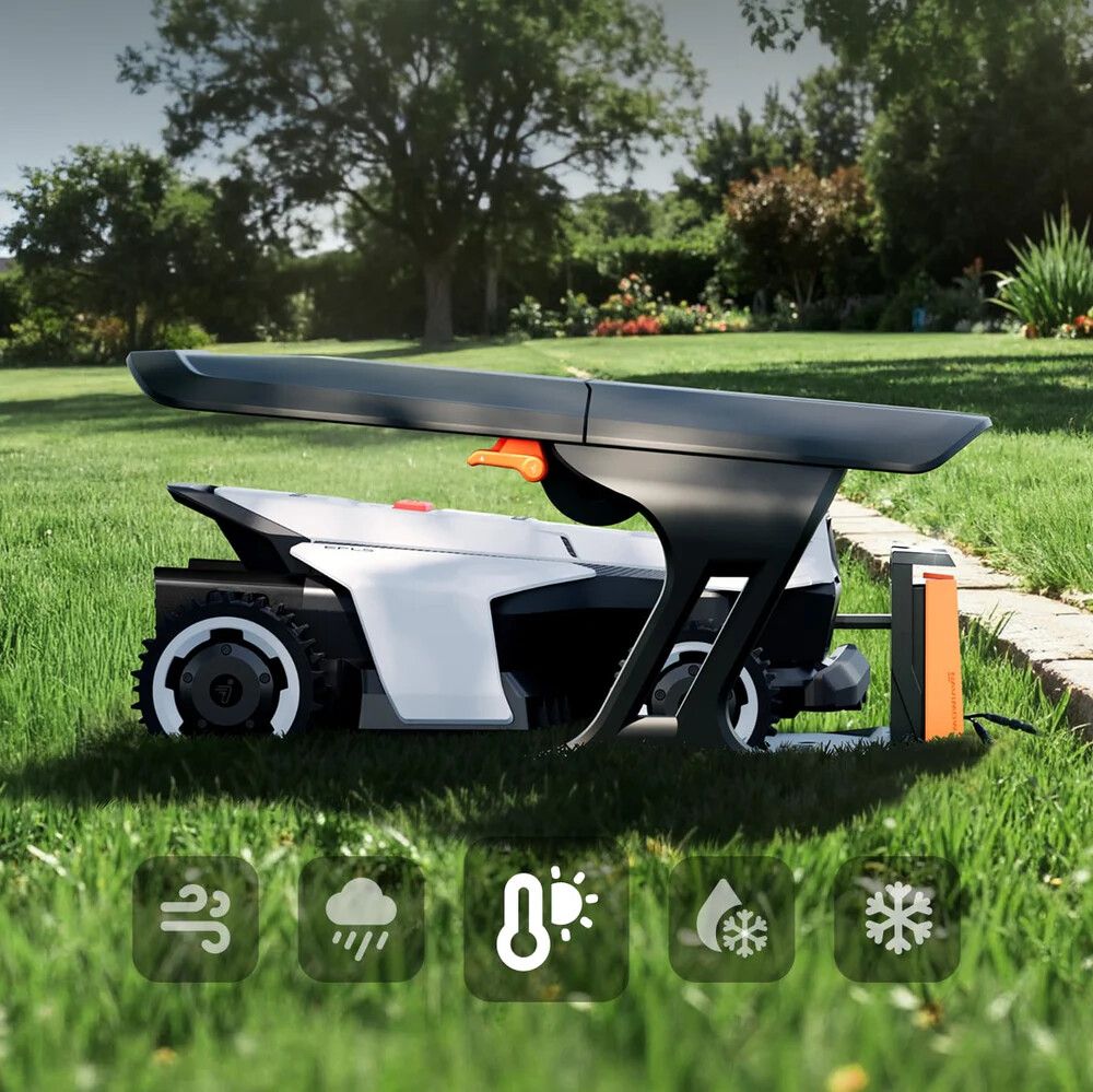 Suojakatos Segway Navimow X4-sarjan robottileikkuriin