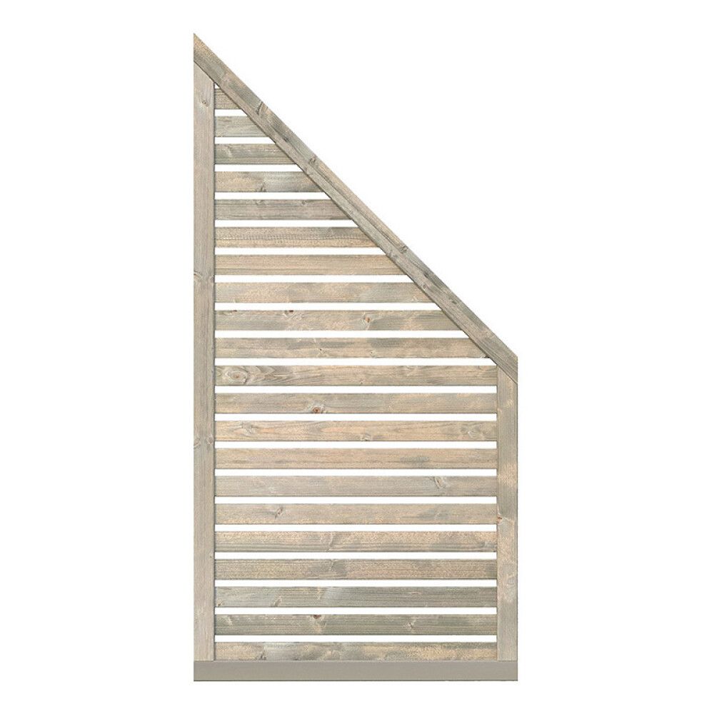 Aitaelementti Palmako Nina 3 harmaa 90 x 90/180 cm