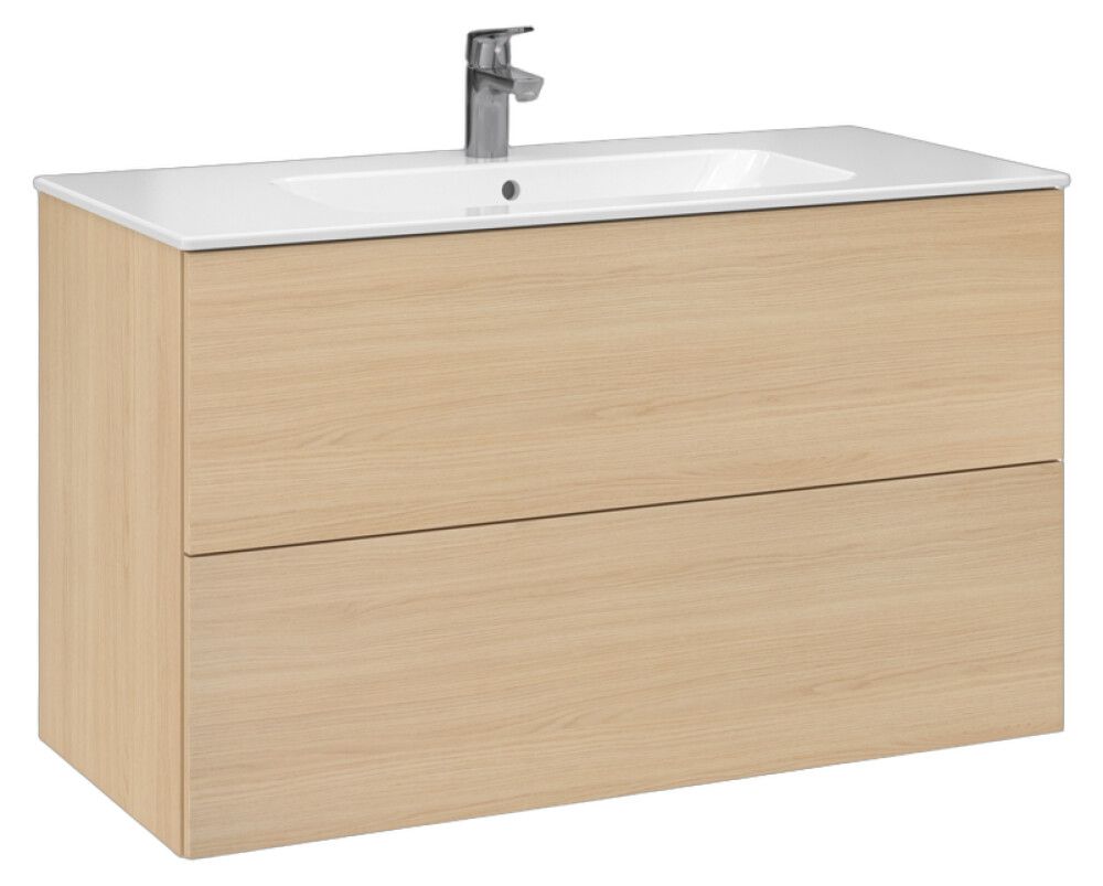 Allaskaappi Temal Aava vaalea tammi 100 cm, 2 ltk