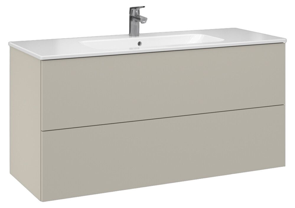 Allaskaappi Temal Aava matta greige 120 cm, 2 ltk