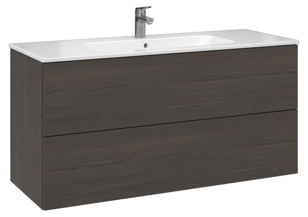 Allaskaappi Temal Aava ruskea saarni 120 cm, 2 ltk