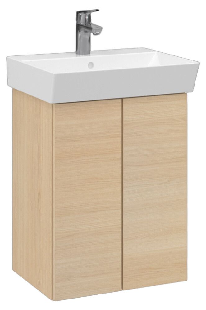 Allaskaappi Temal Aura vaalea tammi 50 x 35 x 68 cm, 2 ovea