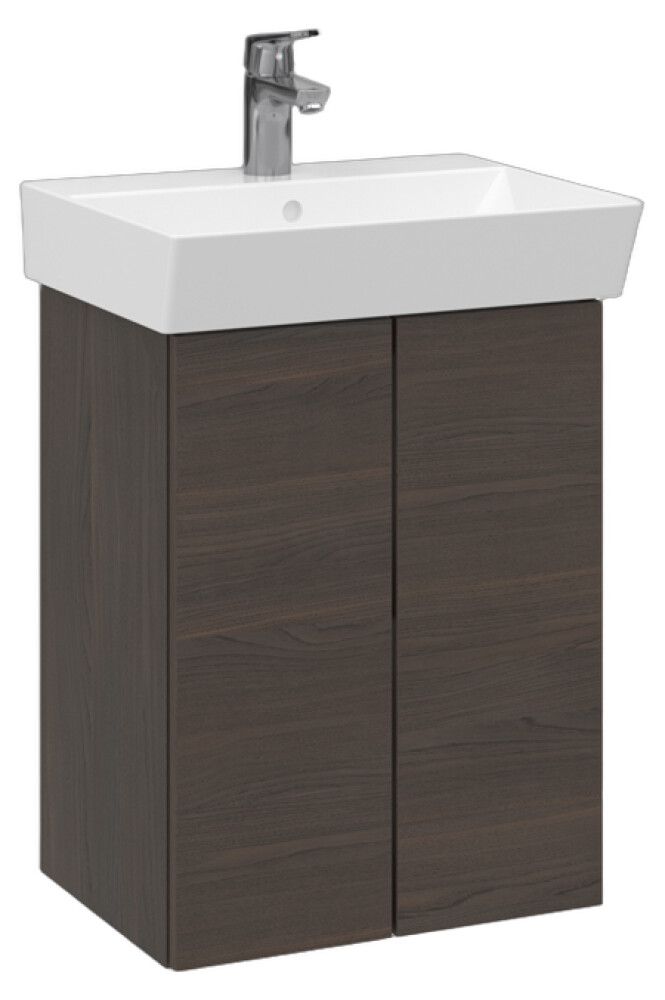 Allaskaappi Temal Aura ruskea saarni 50 x 35 x 68 cm, 2 ovea