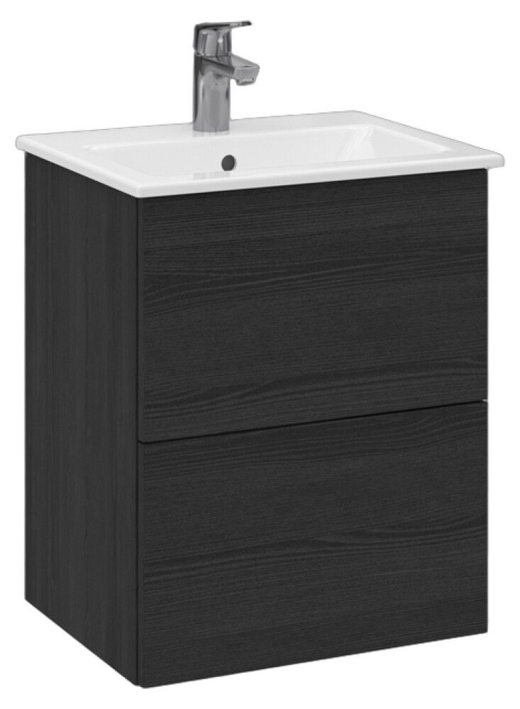 Allaskaappi Temal Astra musta puu 50 x 40 x 60,3 cm, 2 ltk