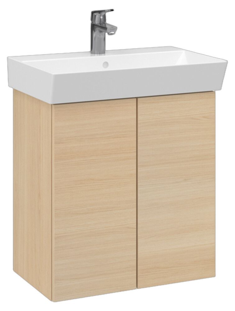 Allaskaappi Temal Aura vaalea tammi 60 x 35 x 68 cm, 2 ovea