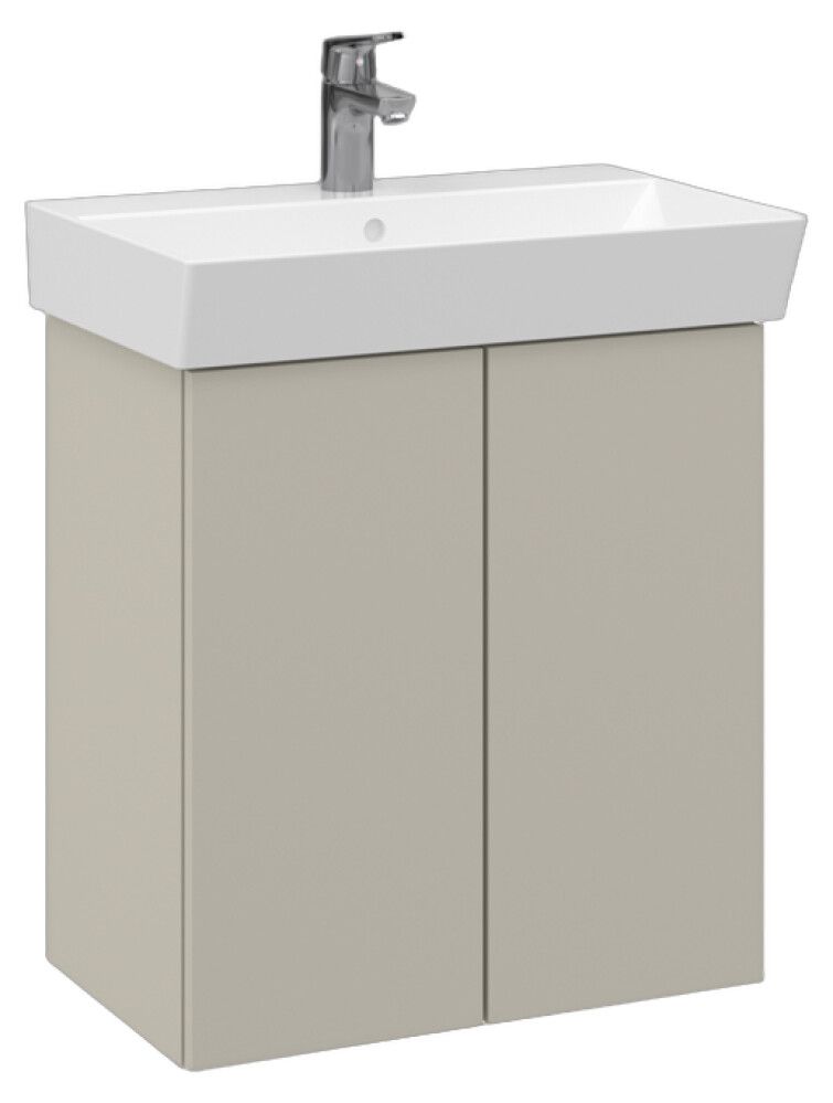 Allaskaappi Temal Aura vaalea matta greige 60 x 35 x 68 cm, 2 ovea