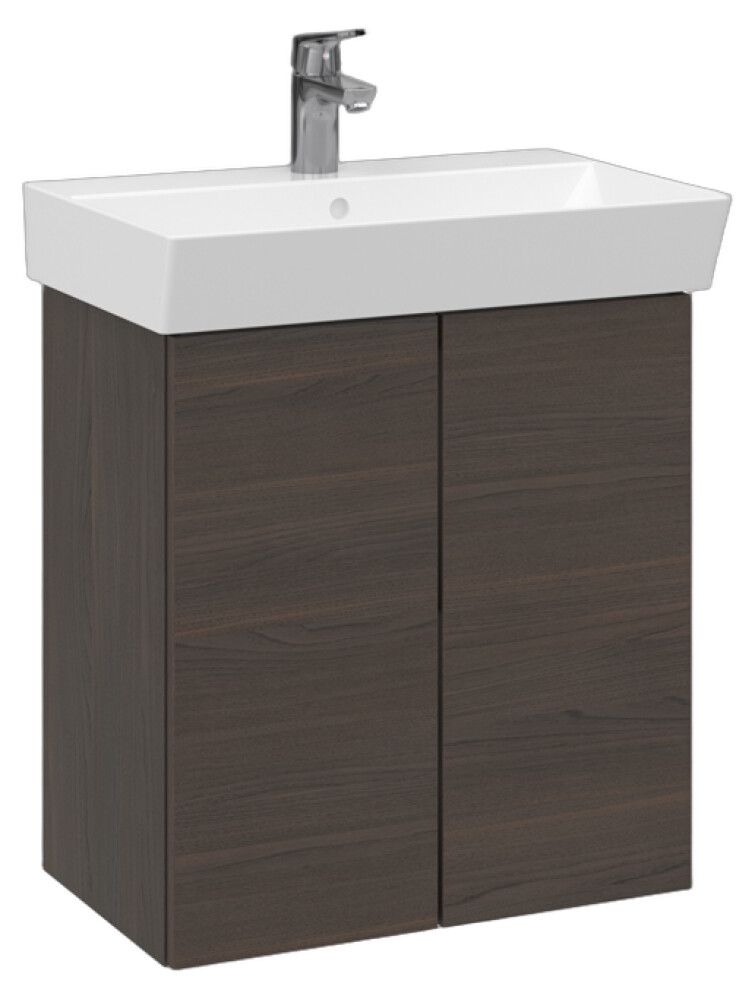 Allaskaappi Temal Aura ruskea saarni 60 x 35 x 68 cm, 2 ovea