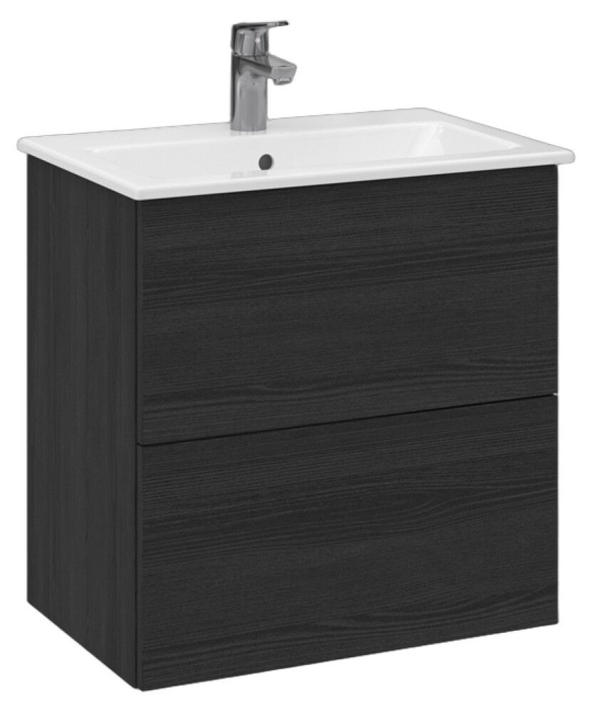 Allaskaappi Temal Astra musta puu 60 x 40 x 60,3 cm, 2 ltk