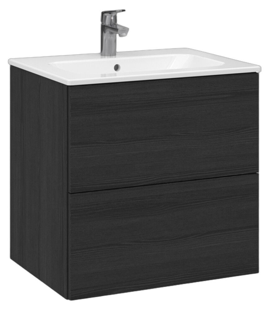 Allaskaappi Temal Aava musta puu 60 x 46 x 60,3 cm, 2 ltk