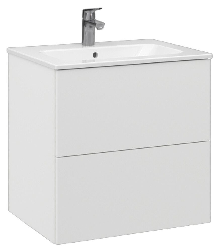 Allaskaappi Temal Aava mattavalkoinen 60 x 46 x 60,3 cm, 2 ltk