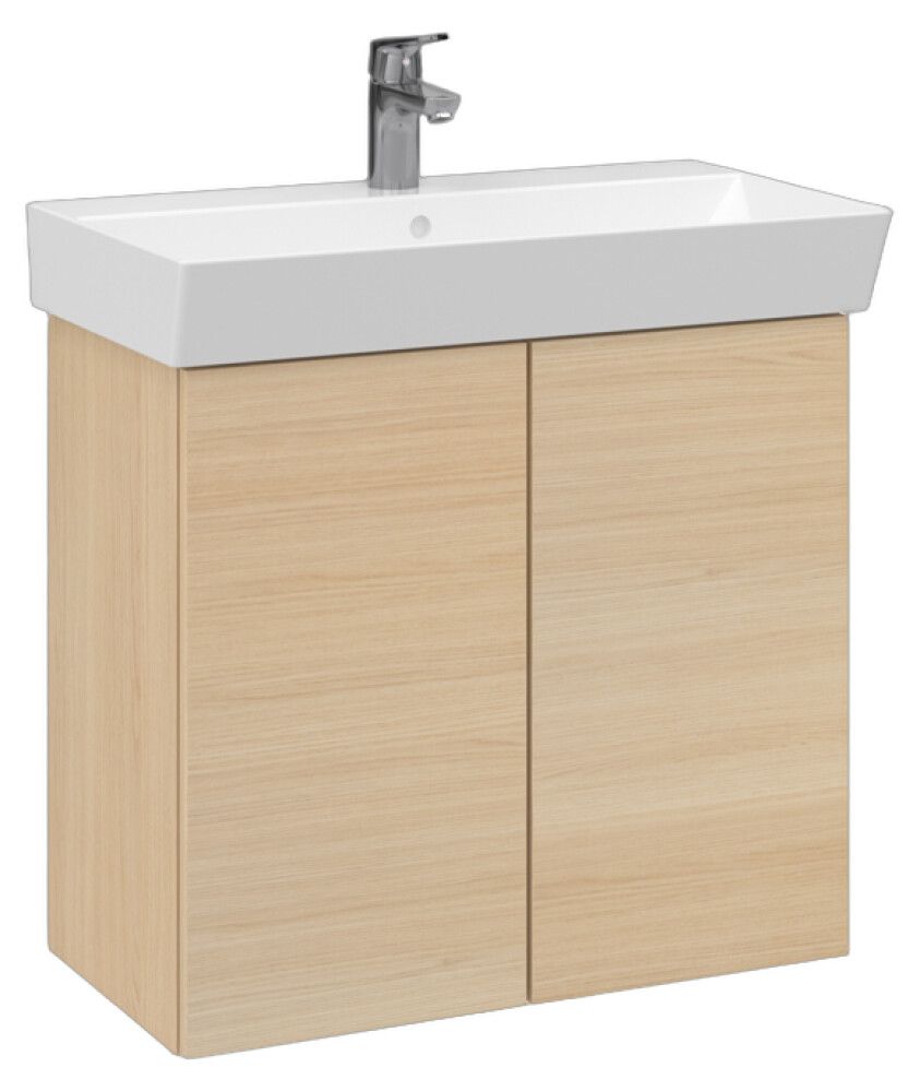 Allaskaappi Temal Aura vaalea tammi 70 x 35 x 68 cm, 2 ovea