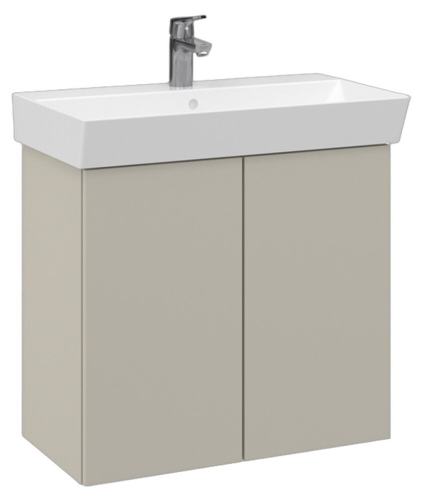 Allaskaappi Temal Aura matta greige 70 x 35 x 68 cm, 2 ovea