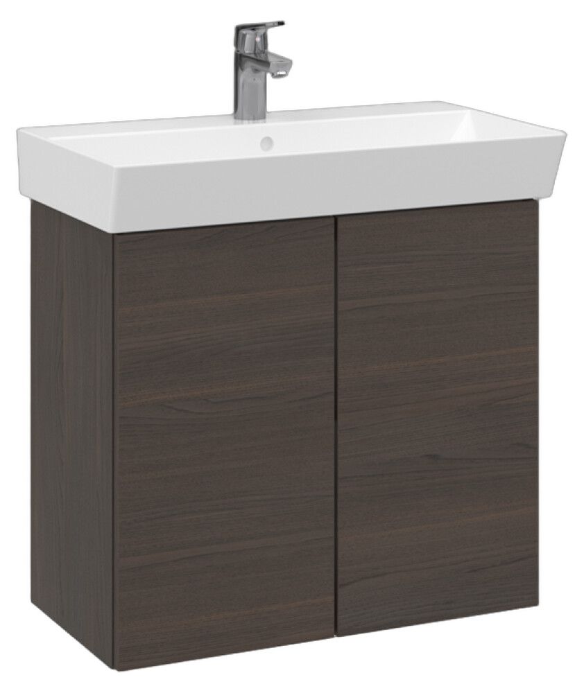 Allaskaappi Temal Aura ruskea saarni 70 x 35 x 68 cm, 2 ovea