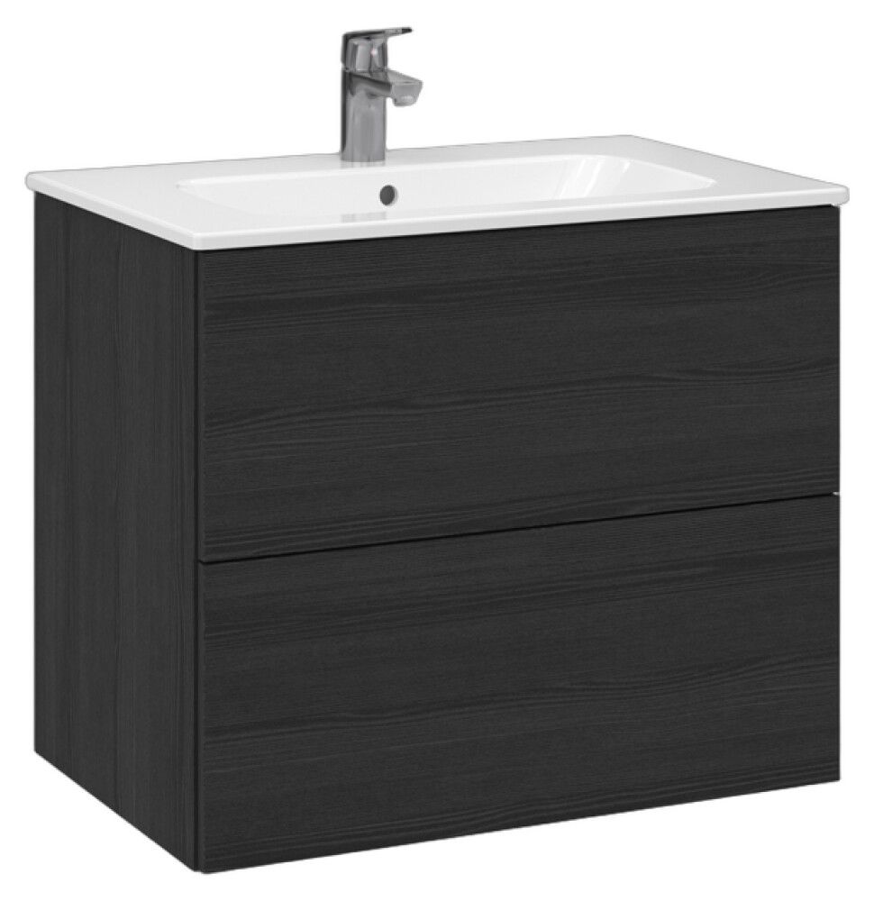 Allaskaappi Temal Aava musta puu 70 x 46 x 60,3 cm, 2 ltk