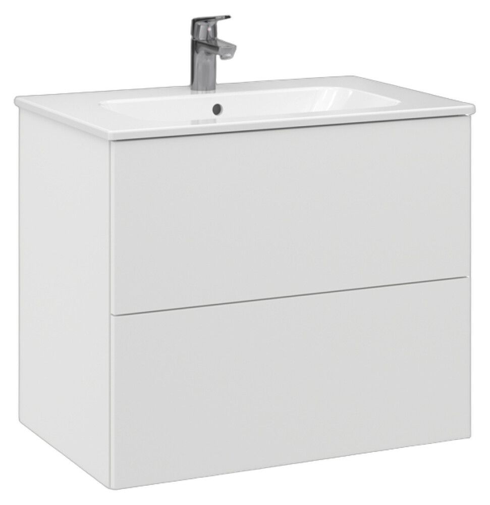 Allaskaappi Temal Aava mattavalkoinen 70 x 46 x 60,3 cm, 2 ltk