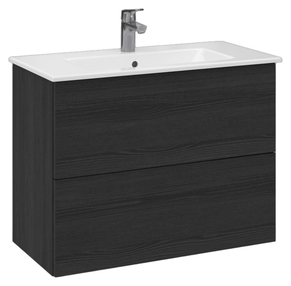 Allaskaappi Temal Astra musta puu 80 x 40 x 60,3 cm, 2 ltk