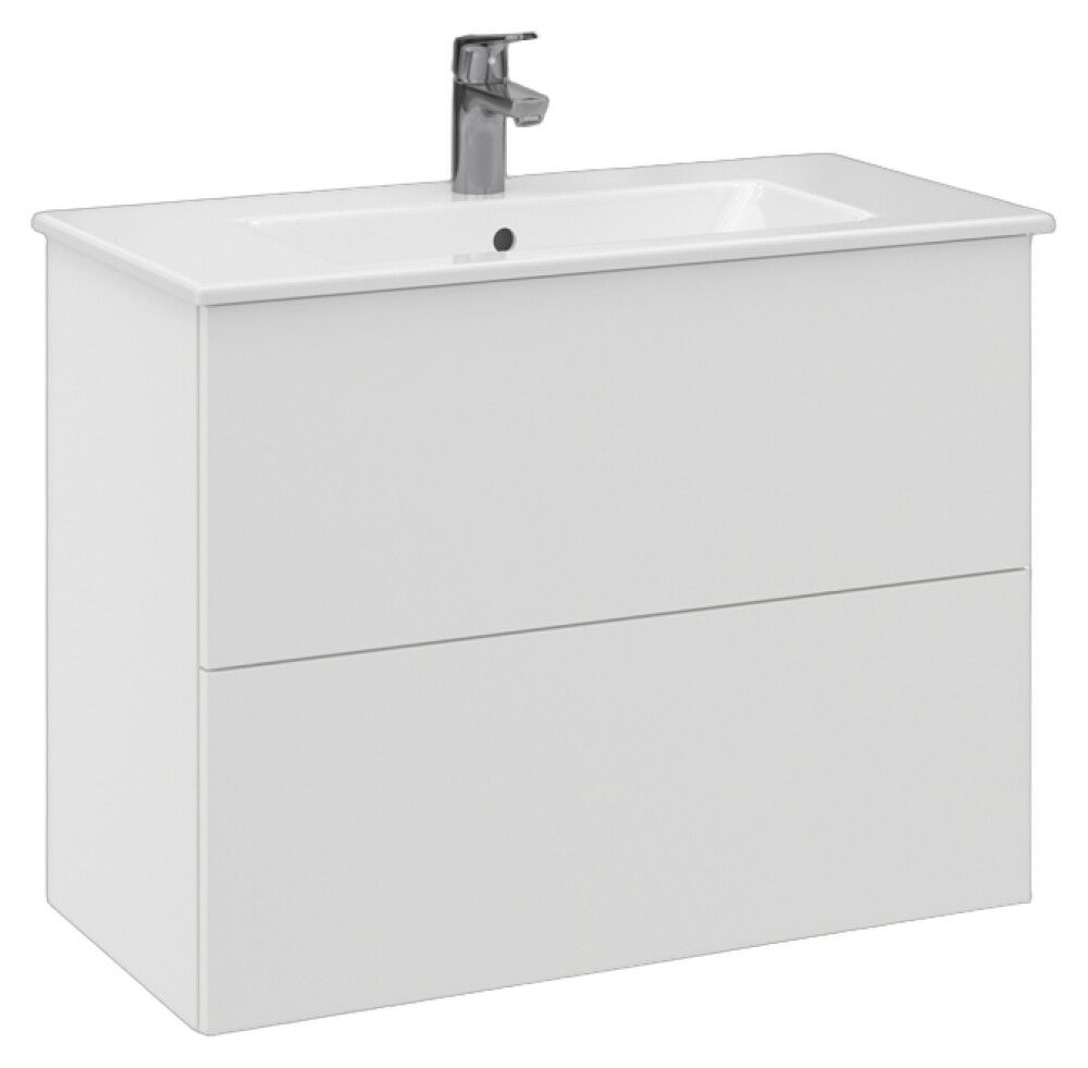 Allaskaappi Temal Astra mattavalkoinen 80 x 40 x 60,3 cm, 2 ltk