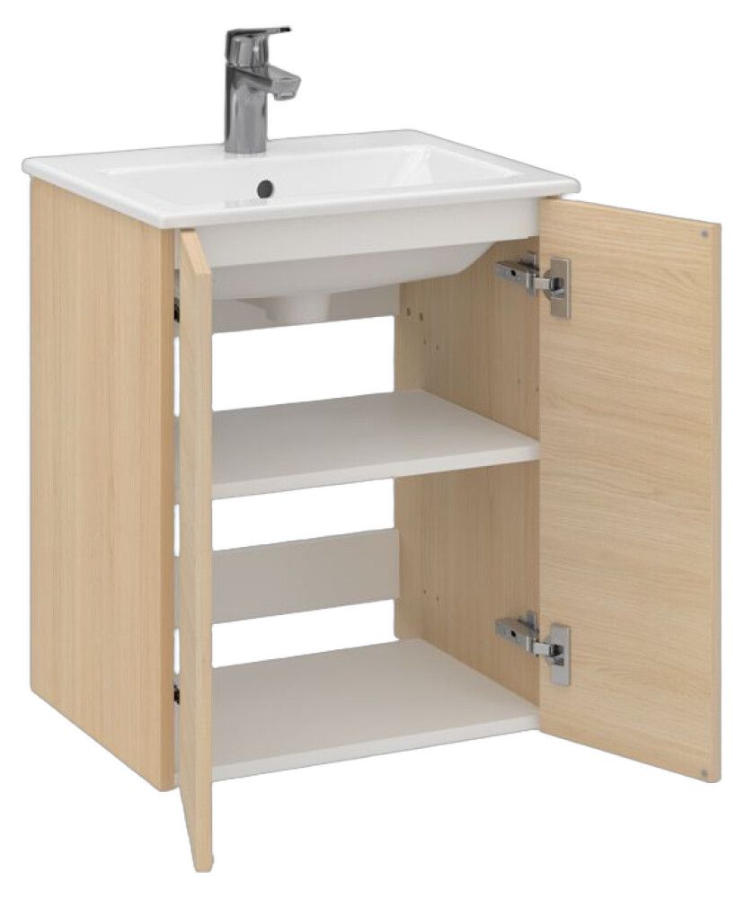 Allaskaappi Temal Astra vaalea tammi 50 x 40 x 60,3 cm, 2 ovea