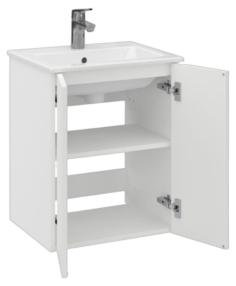 Allaskaappi Temal Astra mattavalkoinen 50 x 40 x 60,3 cm, 2 ovea