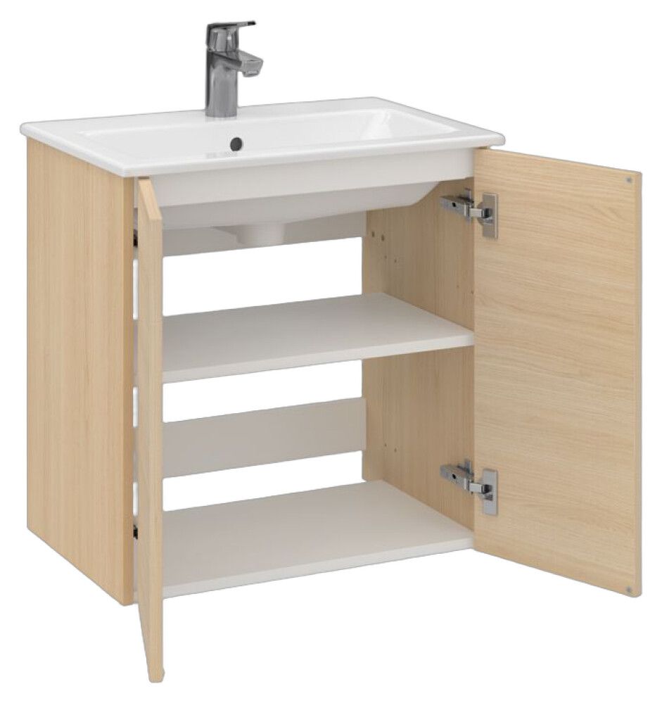 Allaskaappi Temal Astra vaalea tammi 60 x 40 x 60,3 cm, 2 ovea