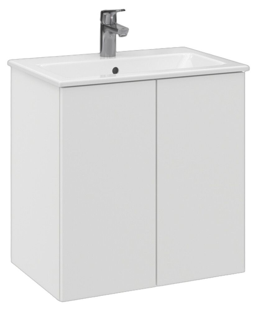 Allaskaappi Temal Astra mattavalkoinen 60 x 40 x 60,3 cm, 2 ovea