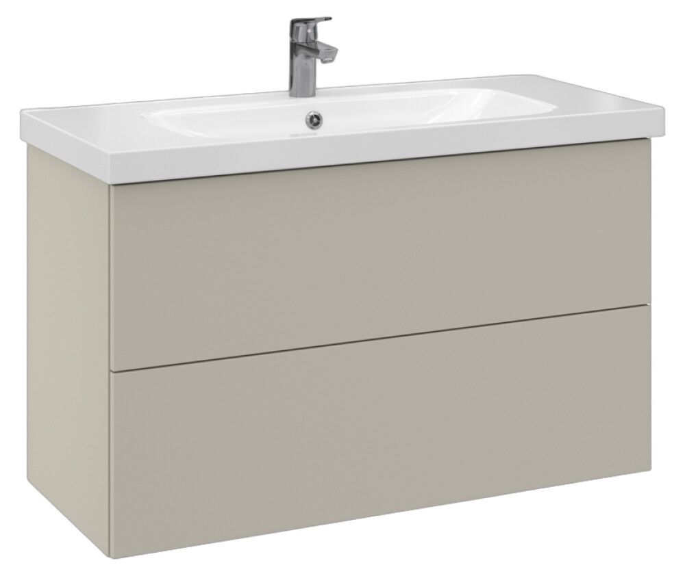 Allaskaappi Temal Stella matta greige 102,5 x 45 x 64 cm, 2 ltk