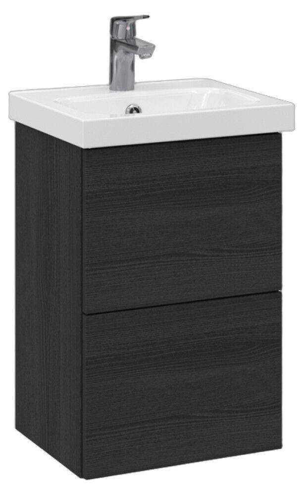 Allaskaappi Temal Stella musta puu 42,5 x 35 x 64 cm, 2 ltk