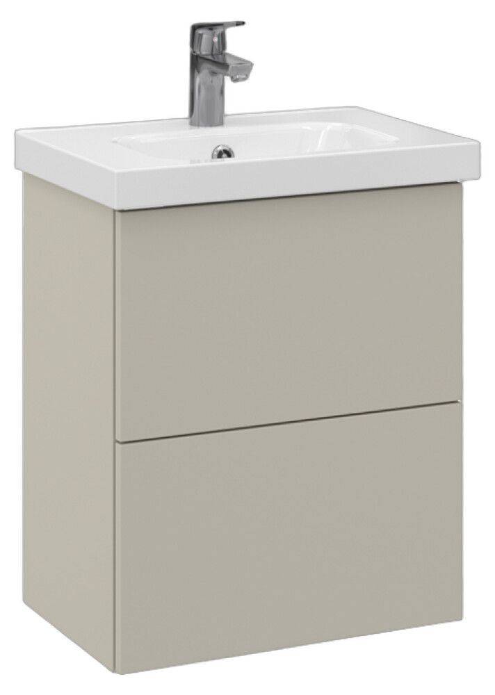 Allaskaappi Temal Stella matta greige 52,5 x 35 x 64 cm, 2 ltk