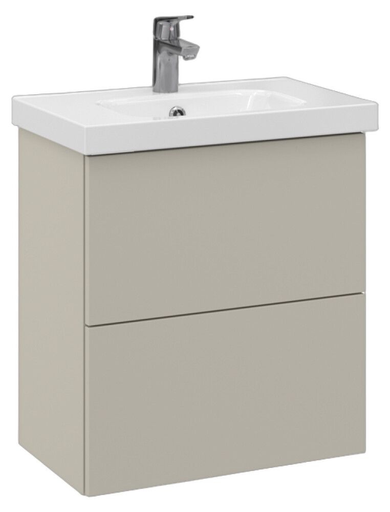 Allaskaappi Temal Stella matta greige 57,5 x 35 x 64 cm, 2 ltk