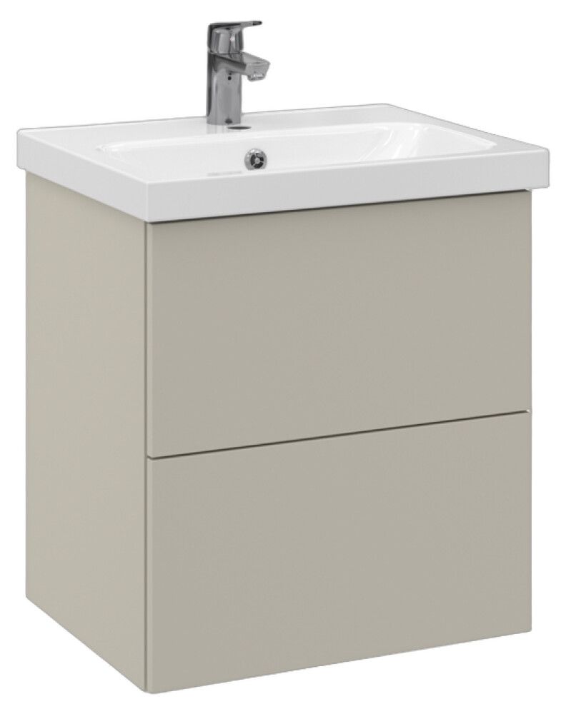 Allaskaappi Temal Stella matta greige 57,5 x 45 x 64 cm, 2 ltk