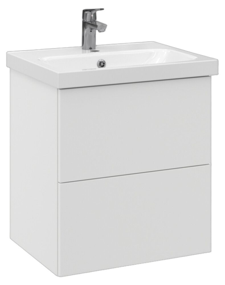 Allaskaappi Temal Stella matta valkoinen 57,5 x 45 x 64 cm, 2 ltk