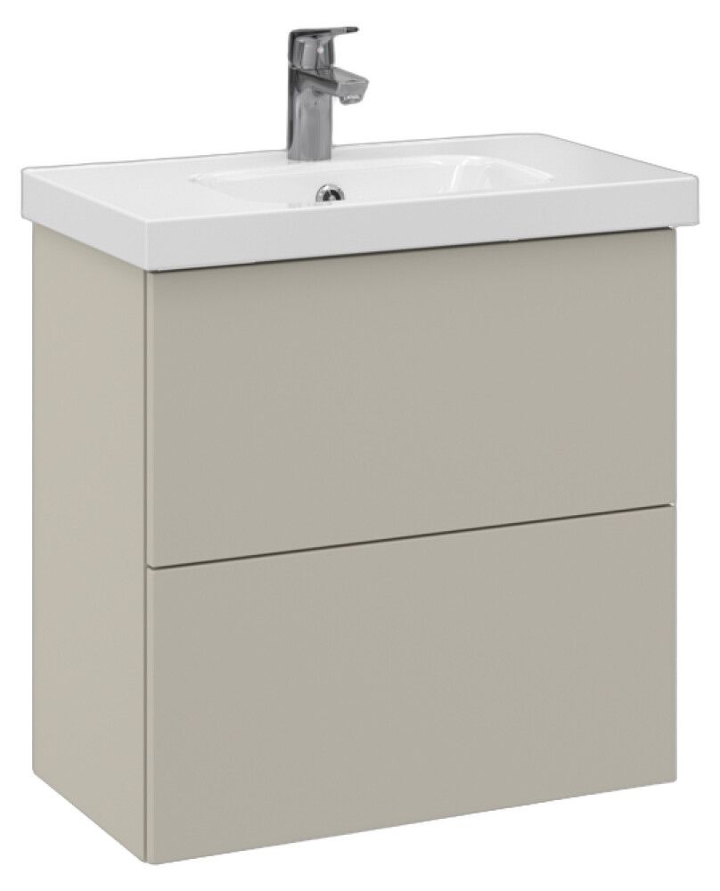 Allaskaappi Temal Stella matta greige 62,5 x 35 x 64 cm, 2 ltk