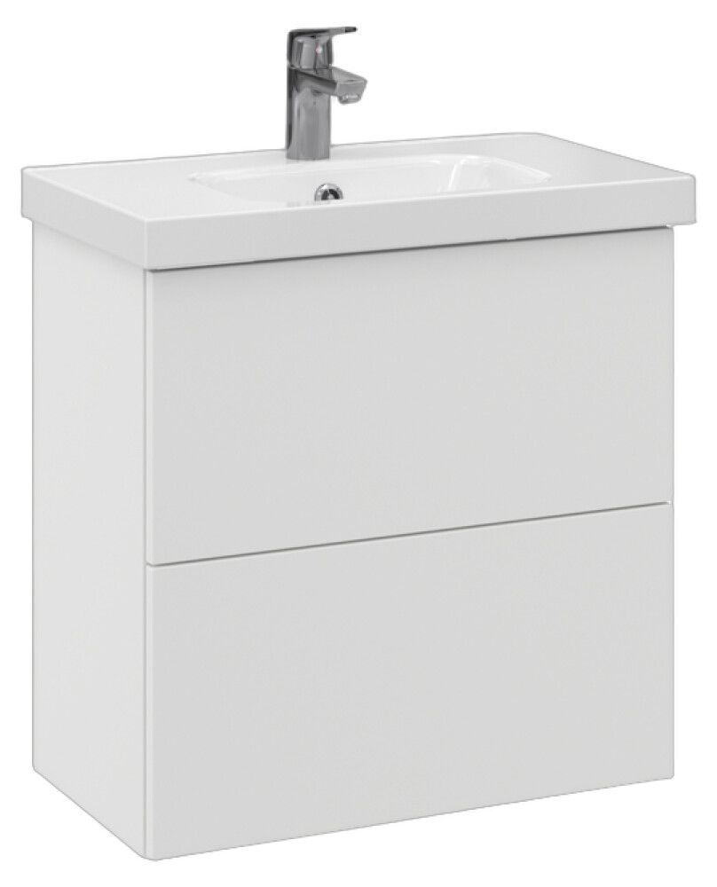 Allaskaappi Temal Stella matta valkoinen 62,5 x 35 x 64 cm, 2 ltk