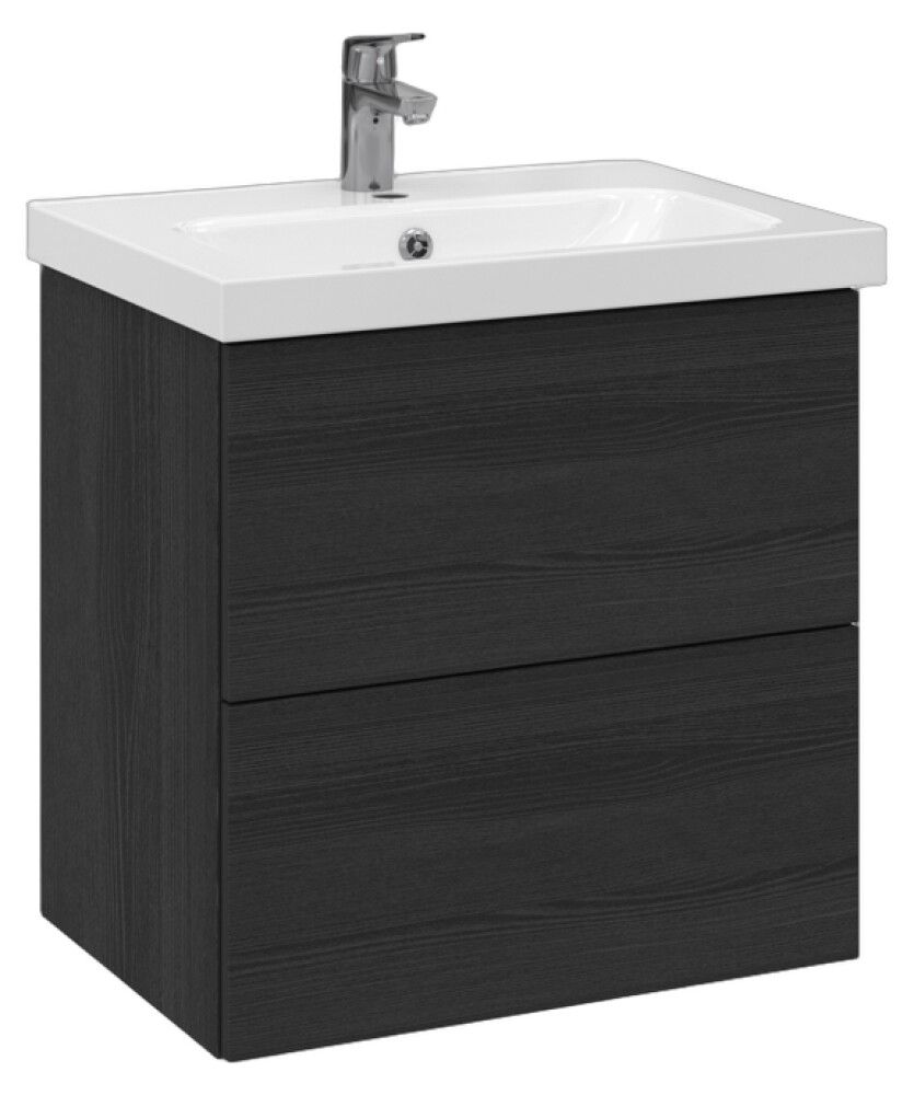 Allaskaappi Temal Stella musta puu 62,5 x 45 x 64 cm, 2 ltk