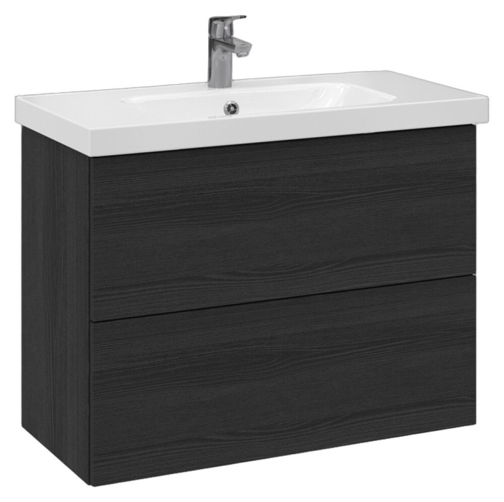 Allaskaappi Temal Stella musta puu 82,5 x 40 x 64 cm, 2 ltk