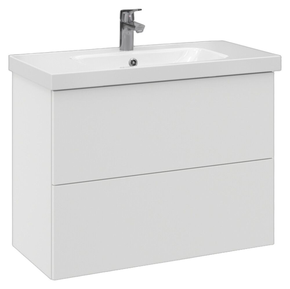 Allaskaappi Temal Stella matta valkoinen 82,5 x 40 x 64 cm, 2 ltk