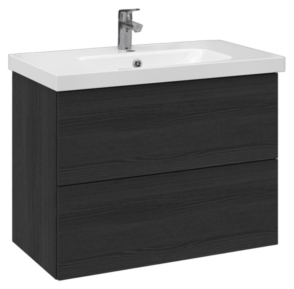 Allaskaappi Temal Stella musta puu 82,5 x 45 x 64 cm, 2 ltk