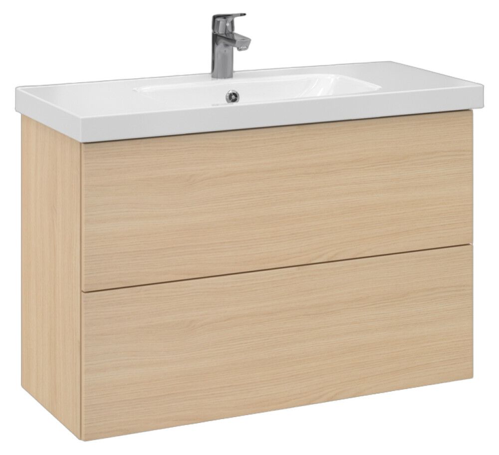 Allaskaappi Temal Stella vaalea tammi 92,5 x 40 x 64 cm, 2 ltk