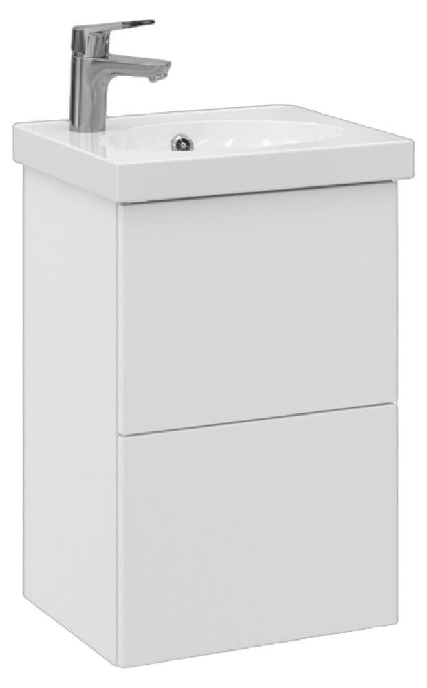 Allaskaappi Temal Trend mattavalkoinen 42,5 x 35 x 64 cm, 2 ltk