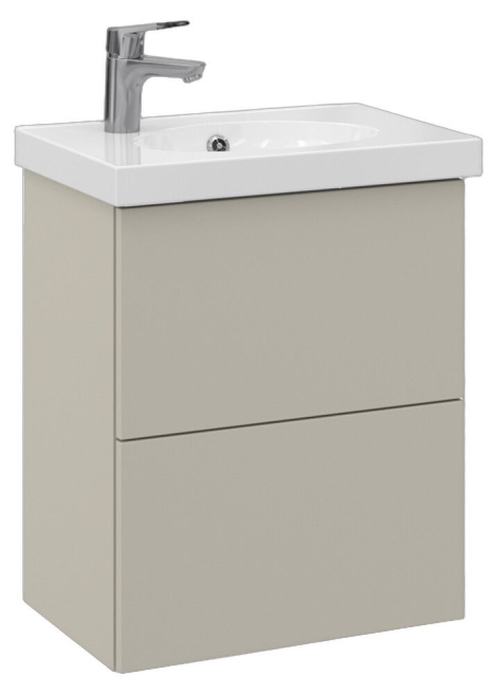 Allaskaappi Temal Trend matta greige 52,5 x 35 x 64 cm, 2 ltk