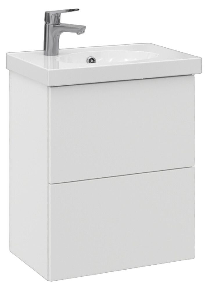 Allaskaappi Temal Trend mattavalkoinen 52,5 x 35 x 64 cm, 2 ltk