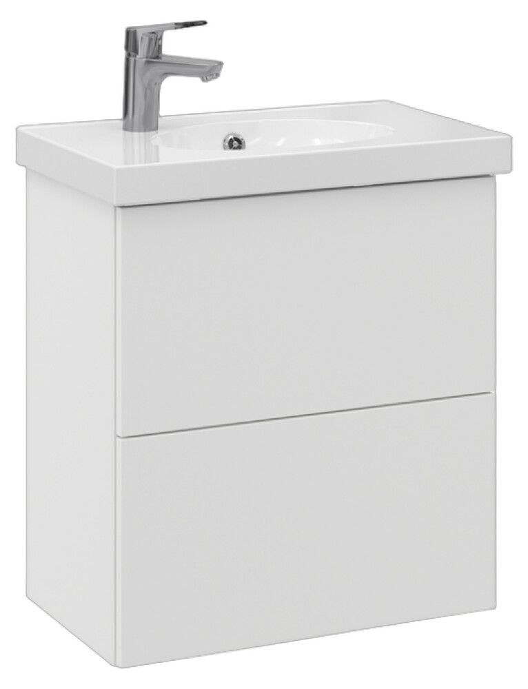 Allaskaappi Temal Trend mattavalkoinen 57,5 x 35 x 64 cm, 2 ltk