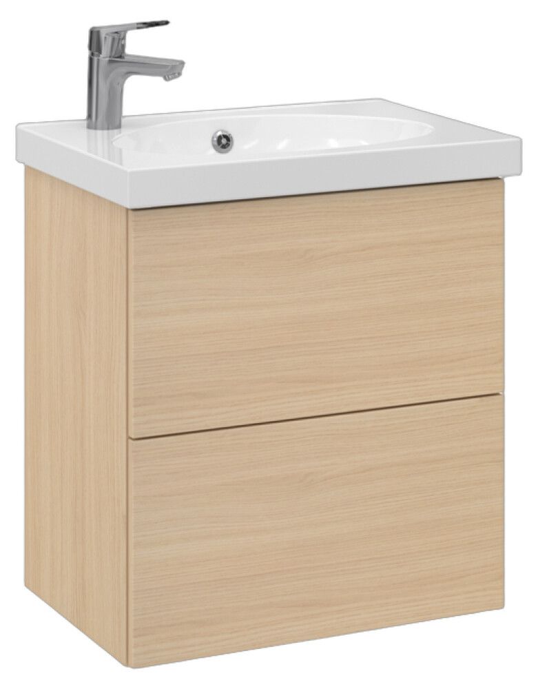 Allaskaappi Temal Trend vaalea tammi 57,5 x 40 x 64 cm, 2 ltk