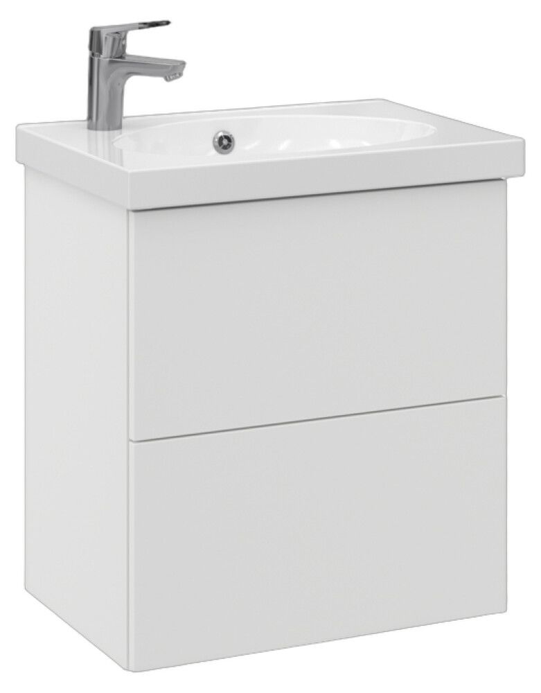 Allaskaappi Temal Trend mattavalkoinen 57,5 x 40 x 64 cm, 2 ltk