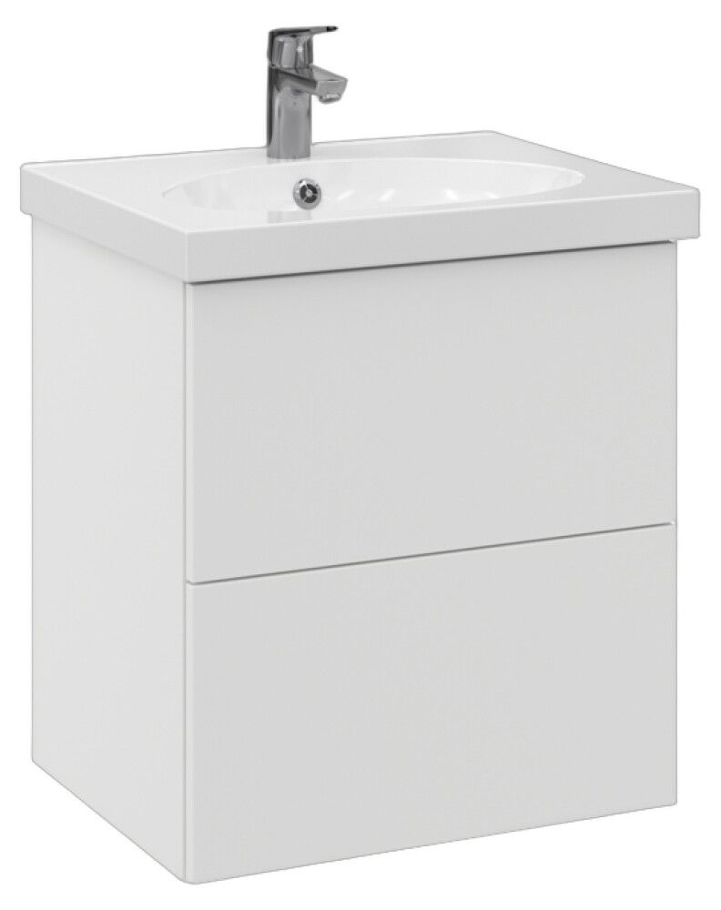 Allaskaappi Temal Trend mattavalkoinen 57,5 x 45 x 64 cm, 2 ltk