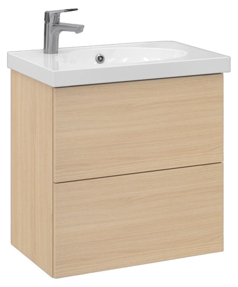 Allaskaappi Temal Trend vaalea tammi 62,5 x 40 x 64 cm, 2 ltk