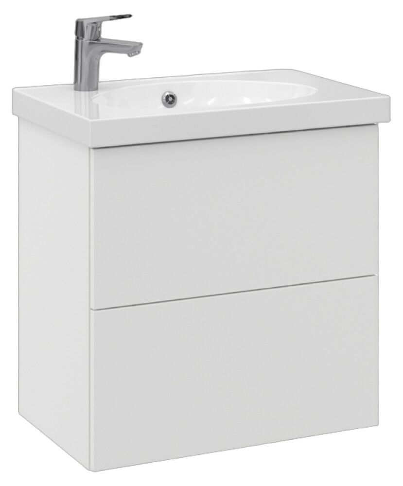 Allaskaappi Temal Trend mattavalkoinen 62,5 x 40 x 64 cm, 2 ltk