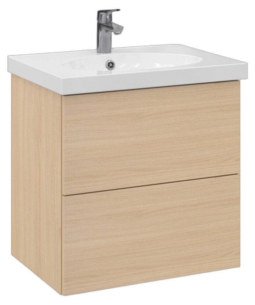 Allaskaappi Temal Trend vaalea tammi 62,5 x 45 x 64 cm, 2 ltk