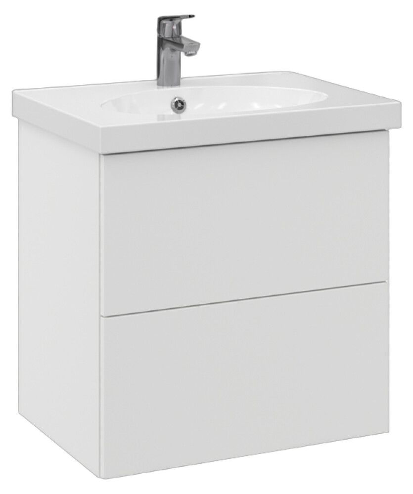 Allaskaappi Temal Trend mattavalkoinen 62,5 x 45 x 64 cm, 2 ltk