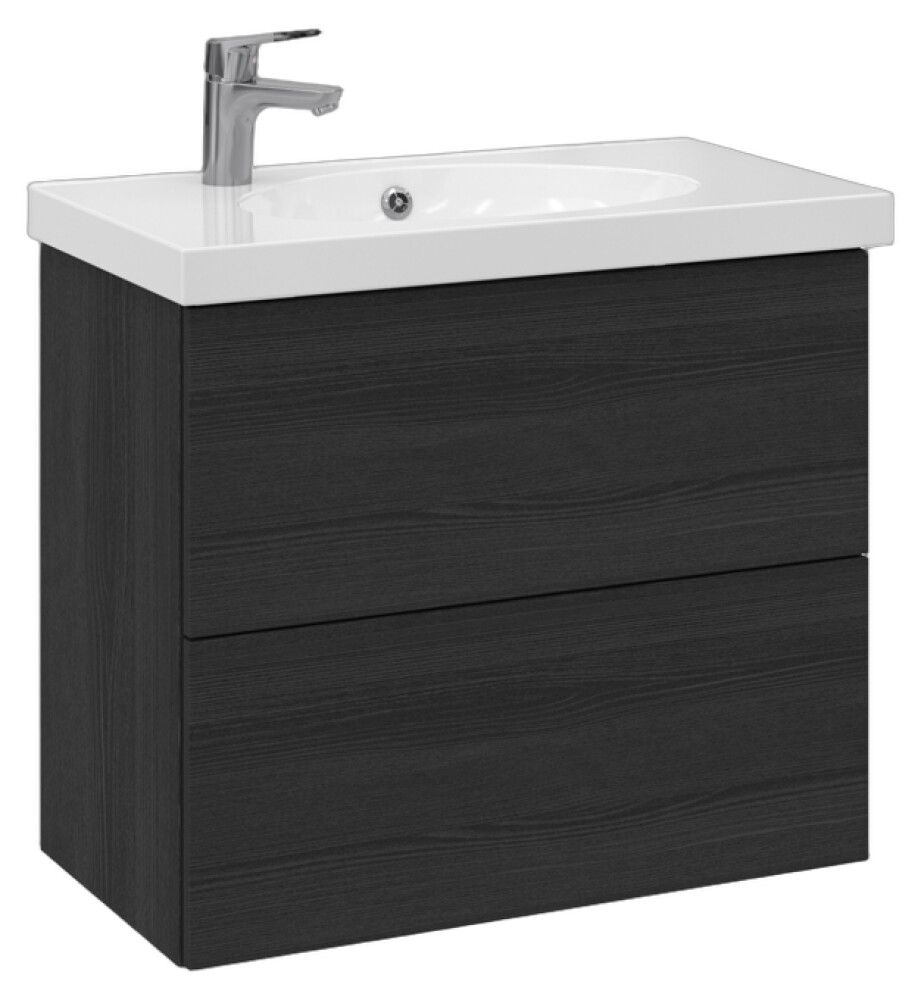 Allaskaappi Temal Trend musta puu 72,5 x 40 x 64 cm, 2 ltk